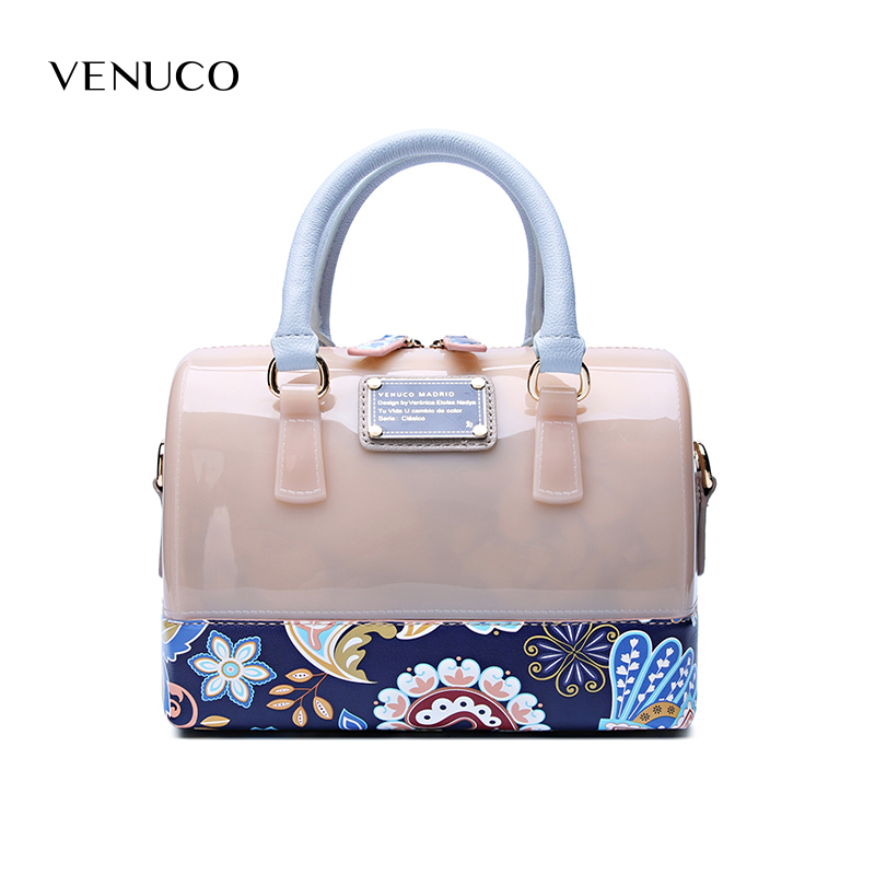 VENUCO Jelly bag Mini transparent Bag The single shoulder bag Handbag 2020 new pattern Inclined shoulder bag Satchelin the Leather/Lady bags/Men's bag, Ms. bags category - from Buy2taobao.com to provide professional Taobao agent buy service