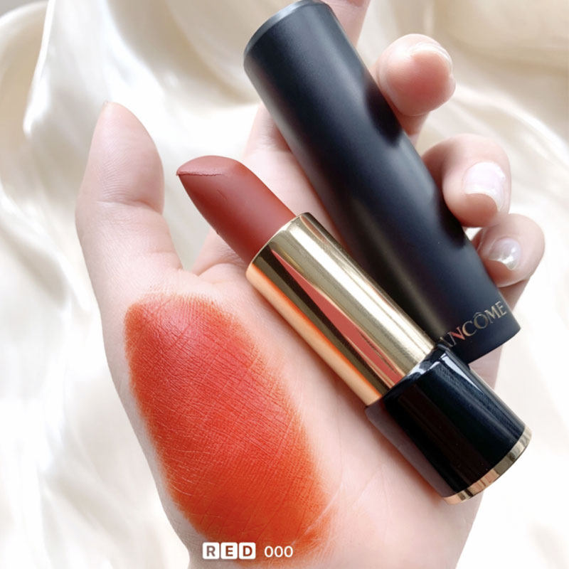 【现货】法国兰蔻196口红哑光胡萝卜色朱砂橘