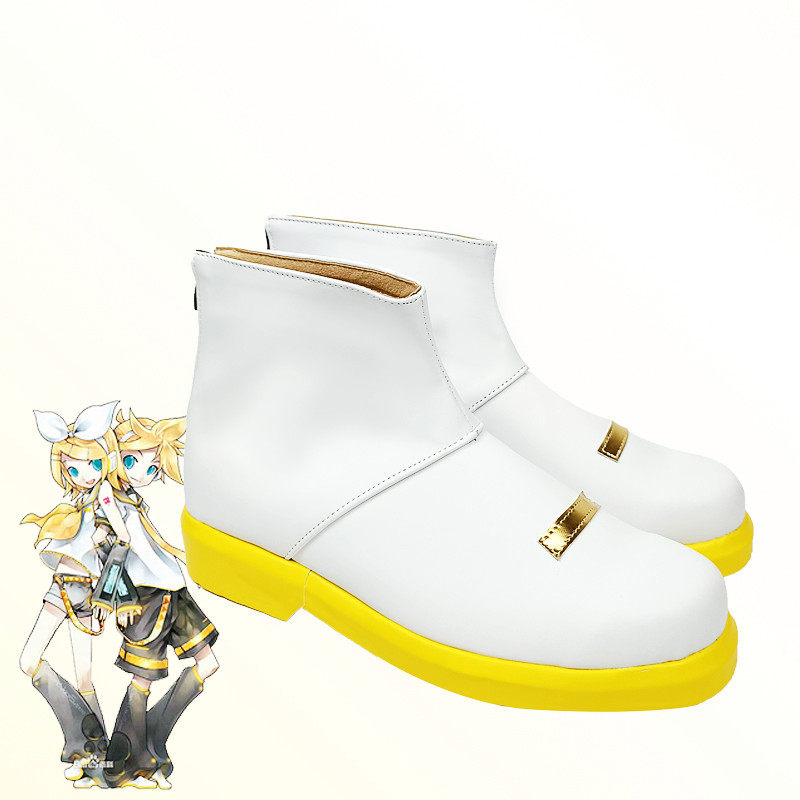 动漫人物cosplay_动漫人物鞋子cosplay鞋定做vocaloid v家 双子连镜音