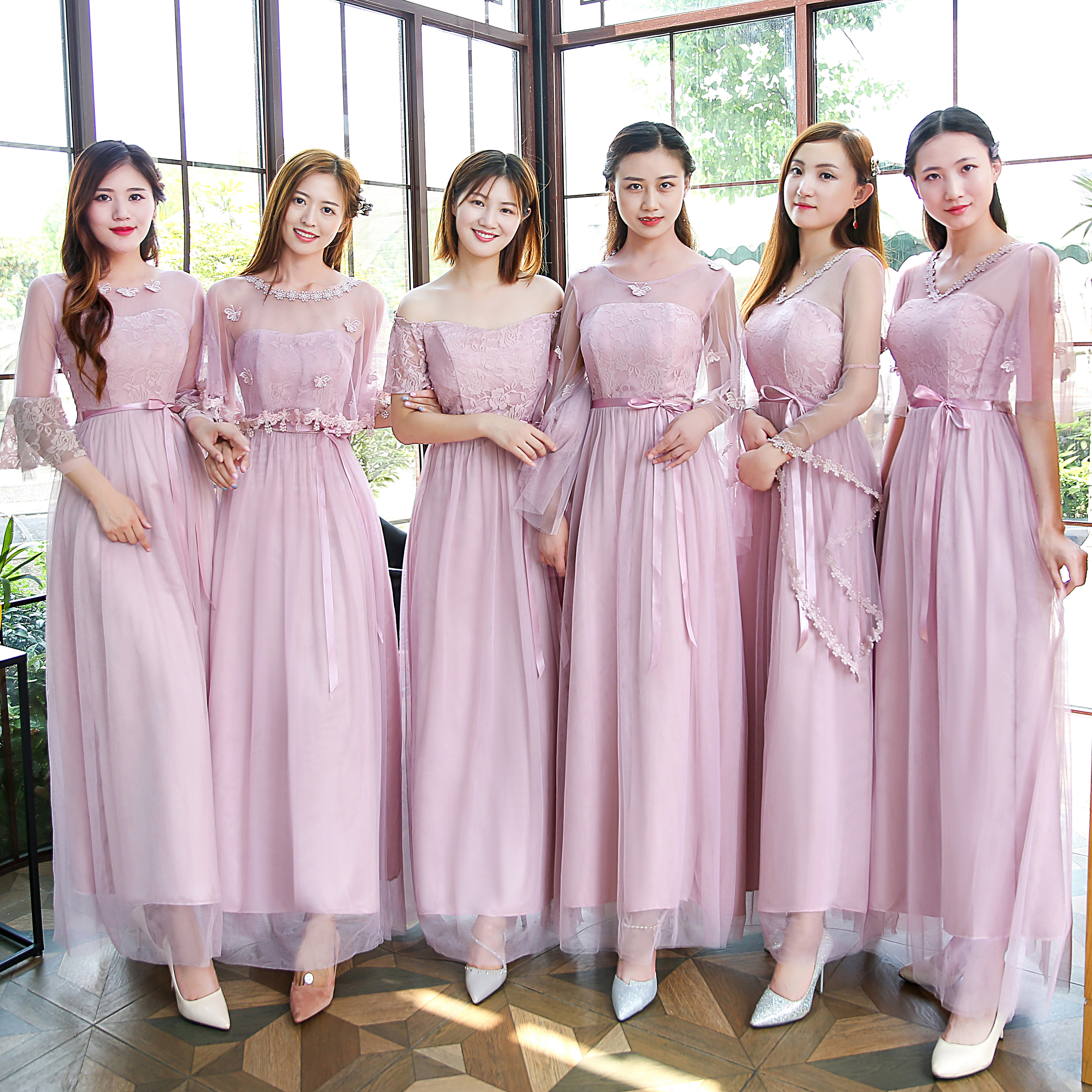 伴娘服长款 连衣裙大额优惠券