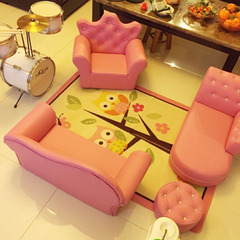 粉色公主宝宝幼儿园沙发组合 儿童小沙发椅组合婴儿娃娃家沙发