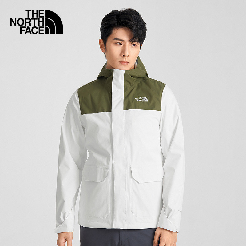thenorthface北面冲锋衣男dryvent防风保暖防水透气外套夹克497j