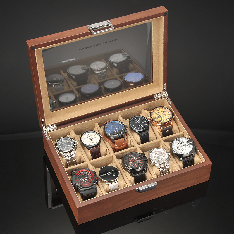 【淘宝优惠券5元】俪丽胡桃木皮手表收纳盒手串佛珠