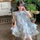 女童夏装连衣裙2025新款洋气儿童装夏季时髦公主裙女孩大童蛋糕裙
