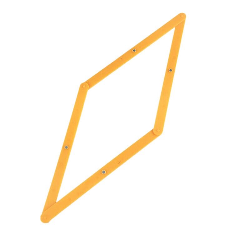 磁性 正方形菱形演示器 磁吸附特殊长方形 可拉伸平面图形活动框架