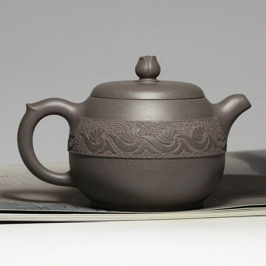 极品清灰泥 资深实力陶者 邵亮 《玉兰壶》