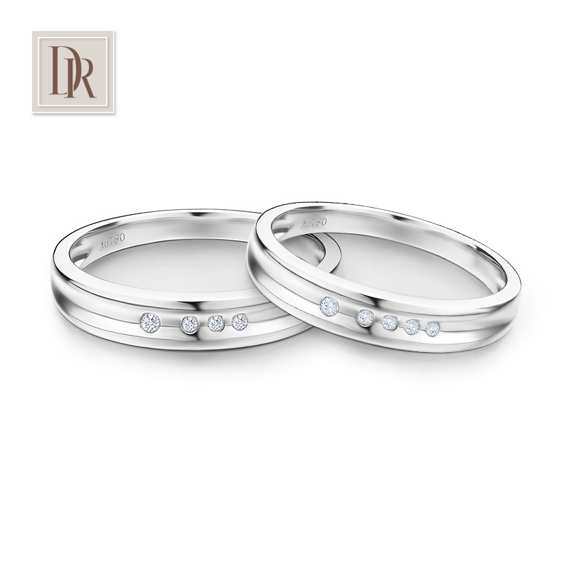 dr darry ring结婚戒指钻戒情侣对戒 一生一世正品钻石专柜定制