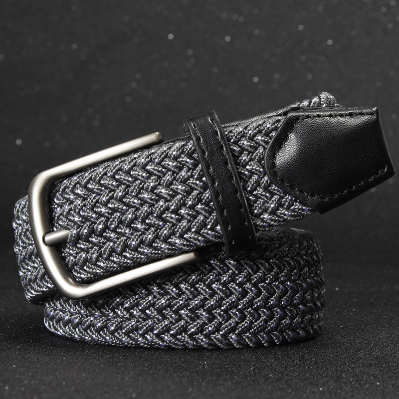 布裤带男学生针扣皮带男潮牛仔裤韩版潮流个性年轻人编织帆布腰带