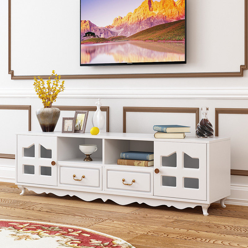 欧式电视柜现代简约客厅卧室简欧电视机柜小户型地柜地中海田园风