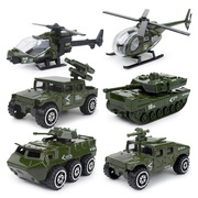 Simulation alloy car model all kinds of toy car boy children suit full combination military tank plane