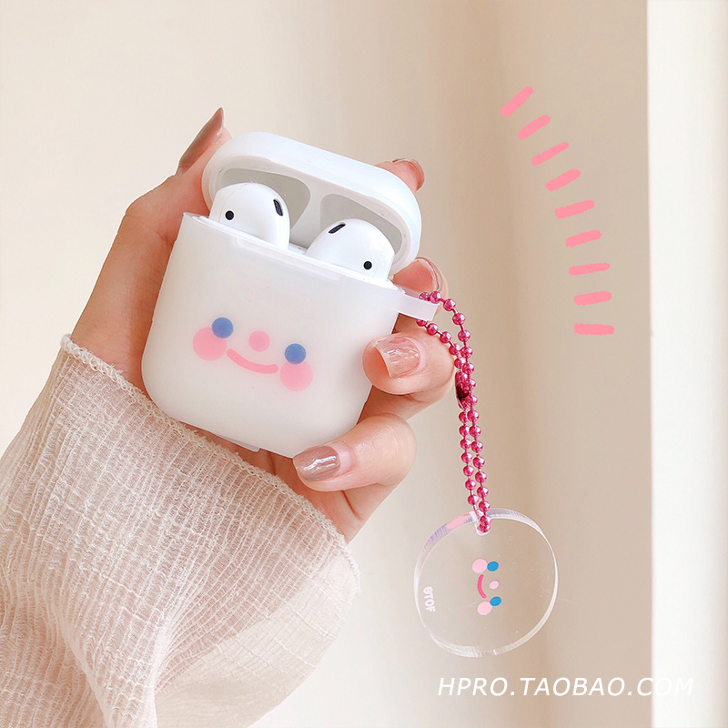 lovely Smiling face apply AirPods smart cover 1/2 Headphone sets Apple silica gel personality originality the republic of koreain the 3C Digital Accessories, MP3/MP4 Fitting , Headphone Accessories category - from Buy2taobao.com to provide professional Taobao agent buy service