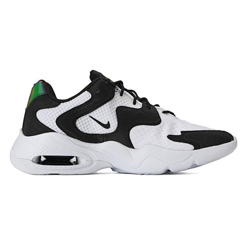 nike sw/耐克 男子新款潮黑白airmax2x气垫时尚休闲运动鞋 ck2943-100