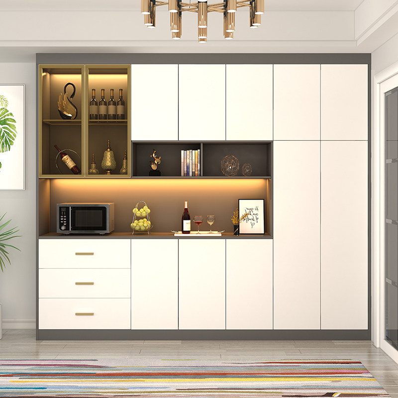 网红现代餐边柜客厅北欧靠墙子酒柜