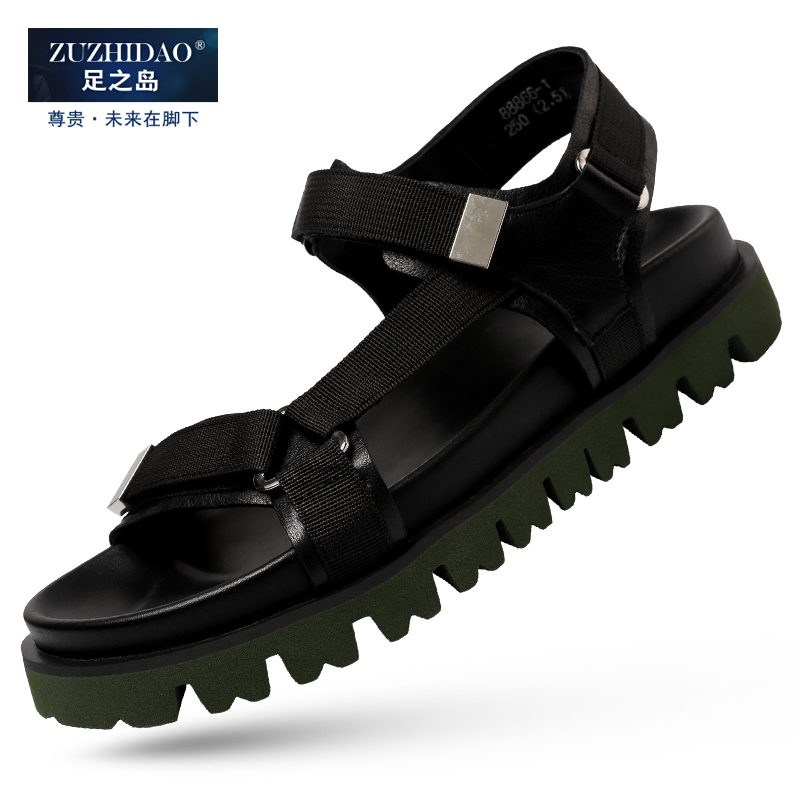 Fault code Clearance Leather Sandals summer ventilation man Beach shoes Trend leisure time comfortable non-slip sandalsin the Men's Shoes, Sandals category - from Buy2taobao.com to provide professional Taobao agent buy service