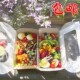 高档一次性牛皮纸外卖打包盒开窗轻食沙拉纸盒炸鸡烤肉便当快餐盒