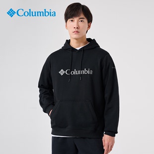 Columbia哥伦比亚男运动休闲时尚潮流连帽套头长袖加绒卫衣JE1600