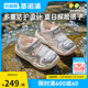 基诺浦机能鞋2025年夏季新款女宝宝鞋子童鞋学步鞋凉鞋GW1741
