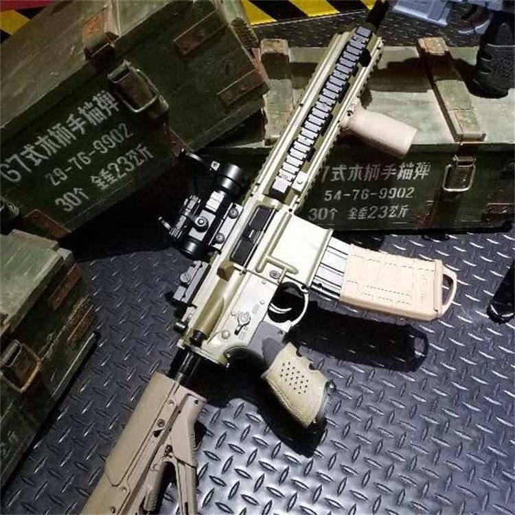 乐辉hk416下供弹水弹枪电动连发成人仿真玩具枪m4改装水蛋枪儿童