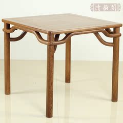 红木家具鸡翅木小方桌红木餐桌实木餐桌棋牌桌休闲桌仿古家具饭桌