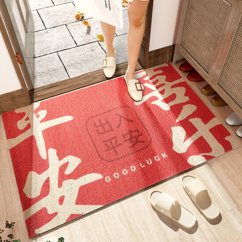 欧伦皇室出入平安入户门地垫进门蹭土家用门垫门口脚垫玄关地毯