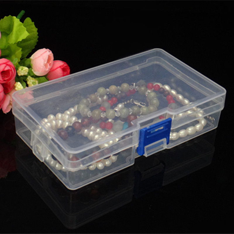 芯片盒塑料透明收纳盒pp包装盒长方形首饰盒样品盒DIY手工配件盒