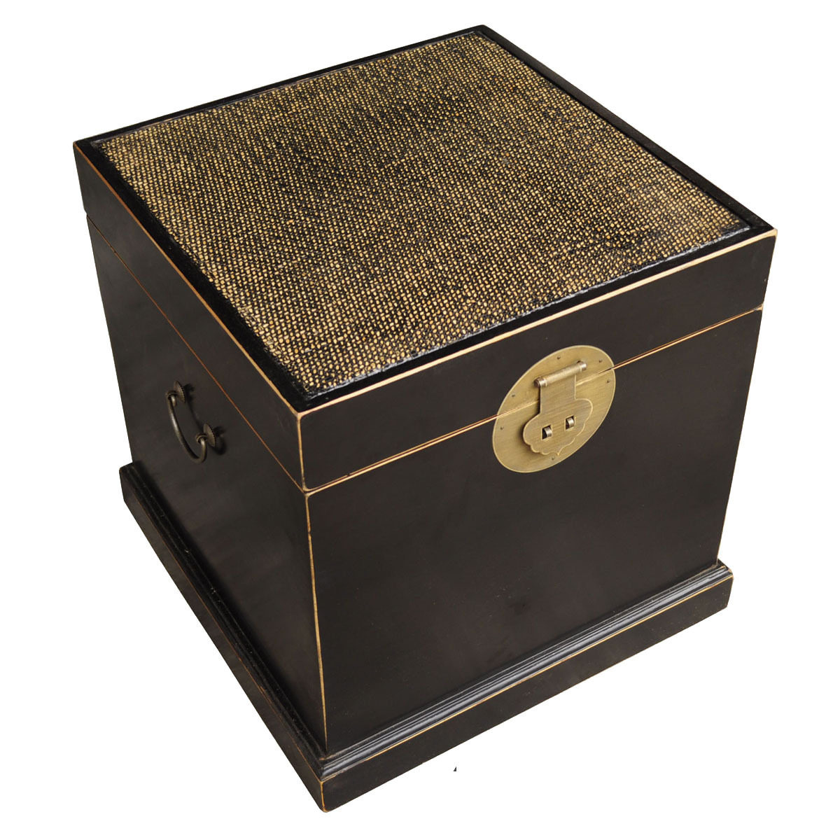 储物箱复古仿古实木榆木可定制席面木箱置物柜小木箱子收纳箱衣箱