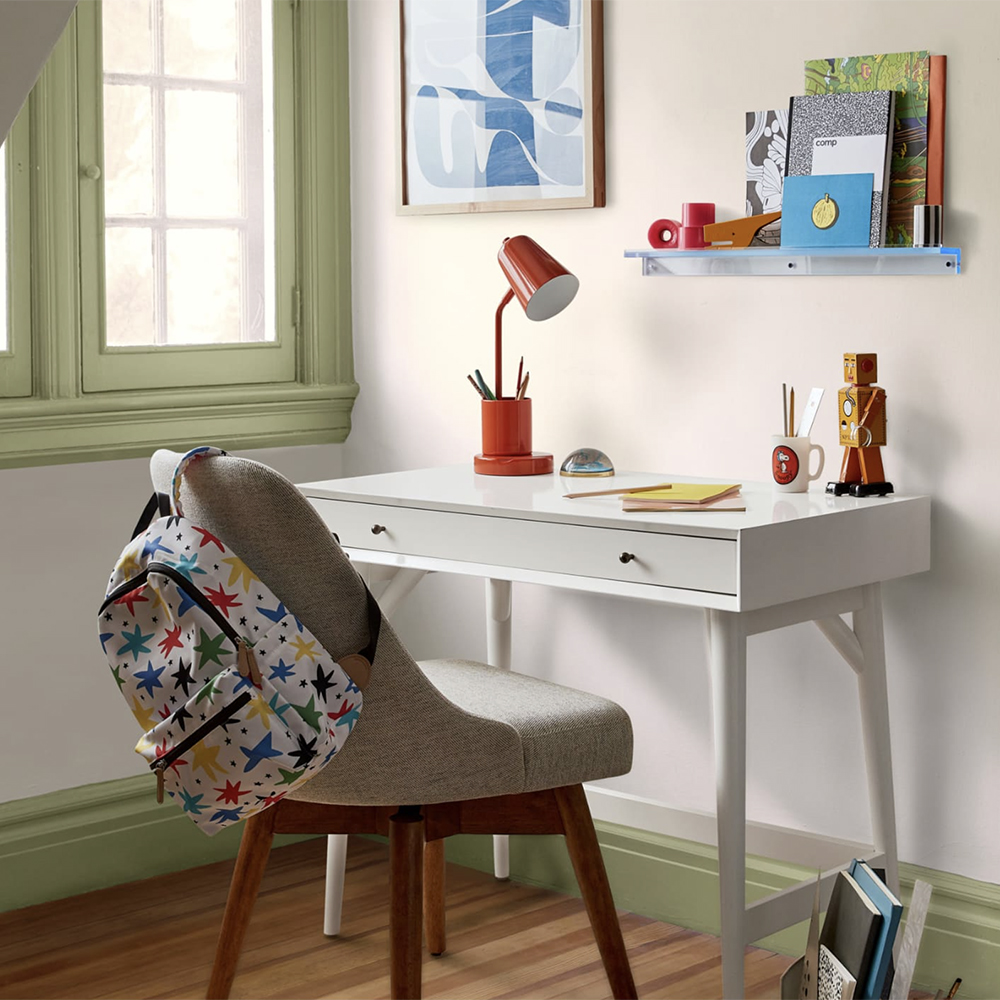 斯莱美北欧现代简约轻奢单抽收纳柜书桌小户型房间80cm公分梳妆台