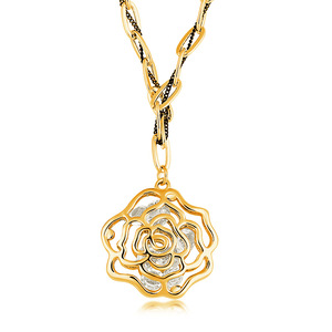 甜美玫瑰花吊坠图片