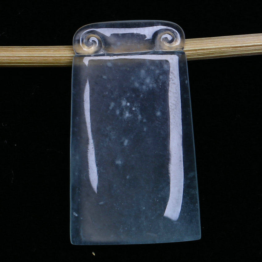【精品】木那雪花棉玻璃种 平安无事牌 2.51g