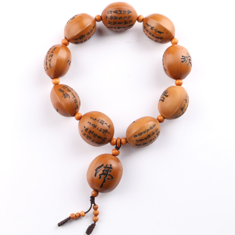 0x2.3cm四花核【般若波罗蜜多心经】吴明飞作品