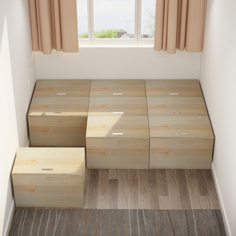 多功能实木榻榻米地箱床简易榻榻米地