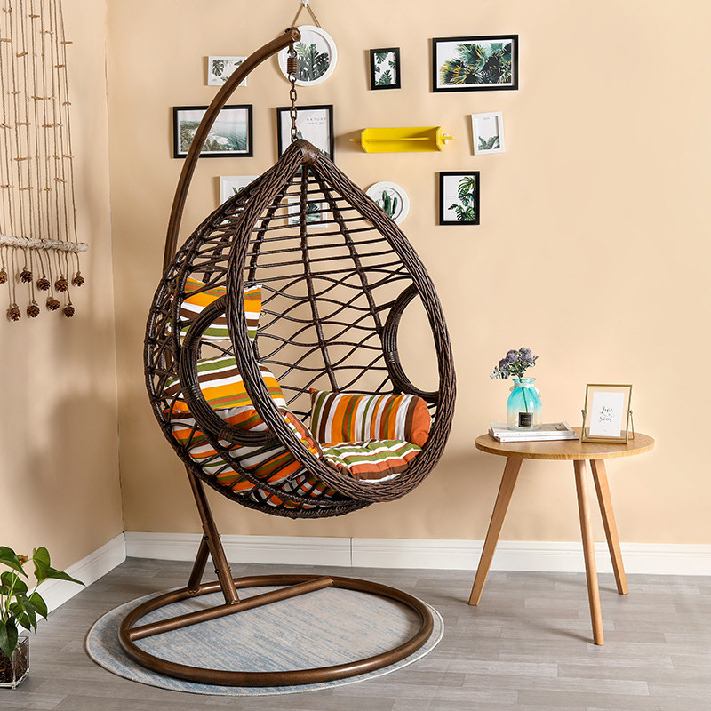 阳台休闲双人吊篮家用藤椅秋千室内摇篮鸟巢网红吊椅摇椅吊床椅子