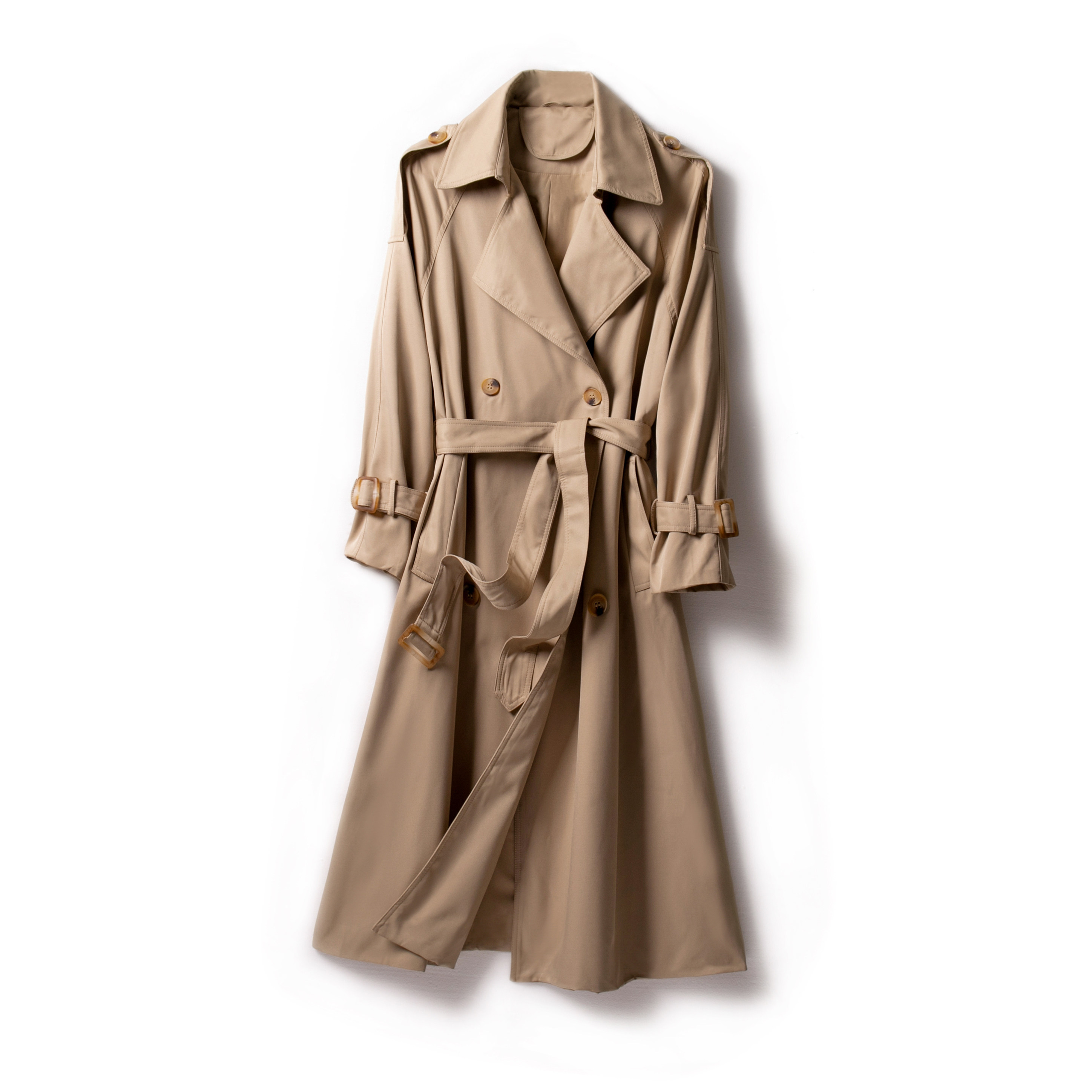 00原价:06158.00时尚百搭双排扣女中长款风衣淘宝折扣价 ￥158.