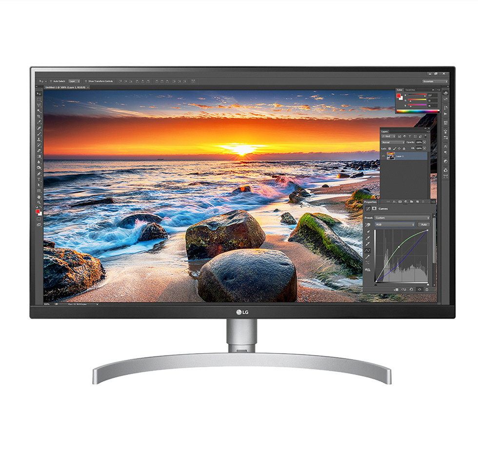 lg 27ul850 27英寸4k显示器hdr400 ips电脑设计绘图升降旋转