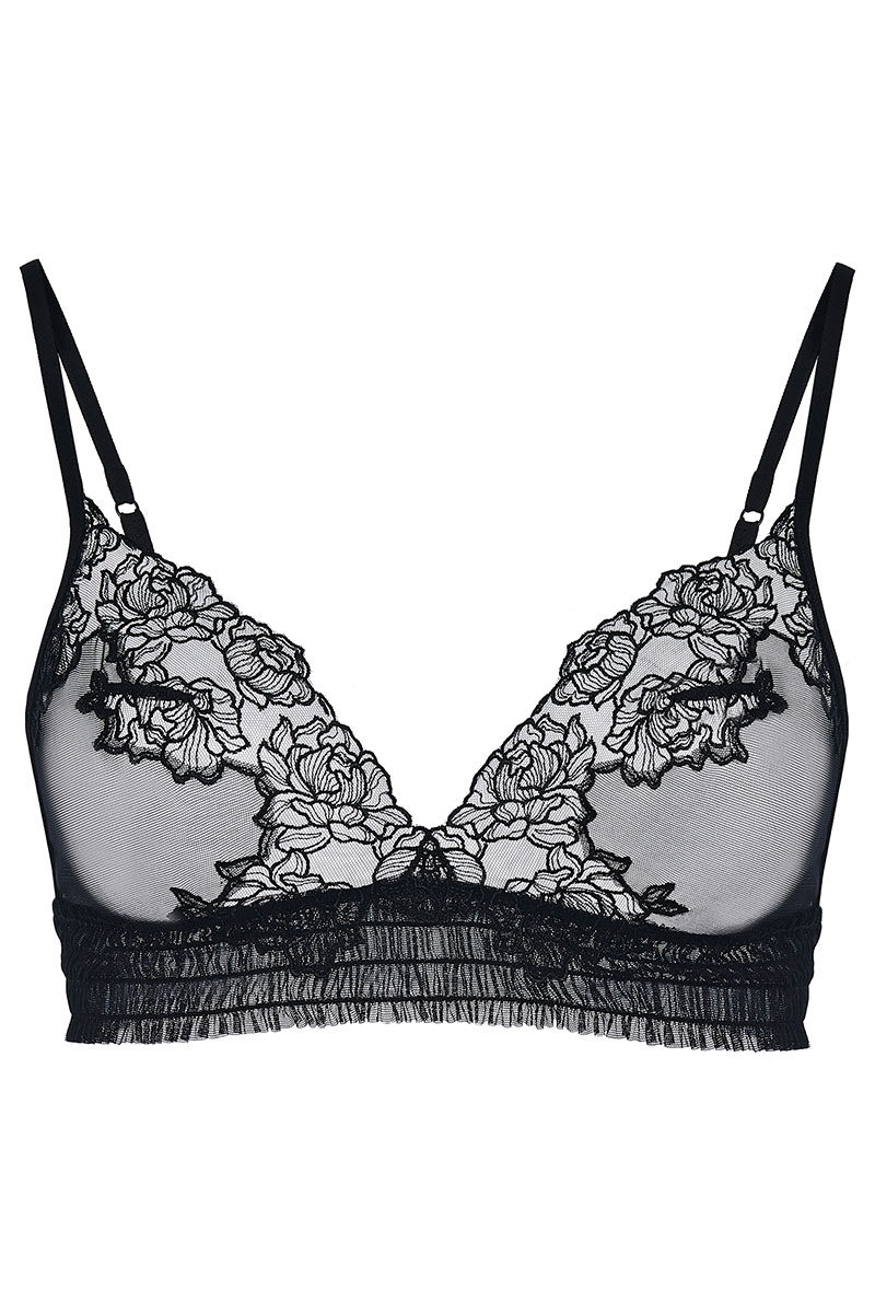 2件9折laperla女士内衣bella薄蕾丝大胸显小无钢圈文胸