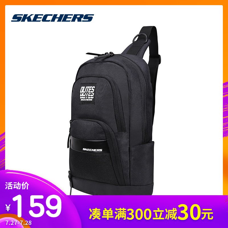 Skechers斯凱奇背包男女時尚單肩包 休閑斜挎包 SMBUF18D007在類目 運動包/戶外包/配件, 挎包/拎包/休閒包中 - 來自Buy2taobao.com提供專業的淘寶代購服務