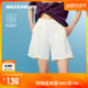 Skechers斯凯奇2024年夏季新款女子梭织短裤舒适时尚耐穿白色裤子