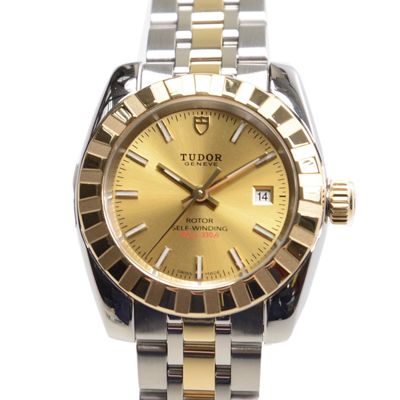 【9.9新】帝舵 经典系列22013-62543 自动机械女表 王面条字