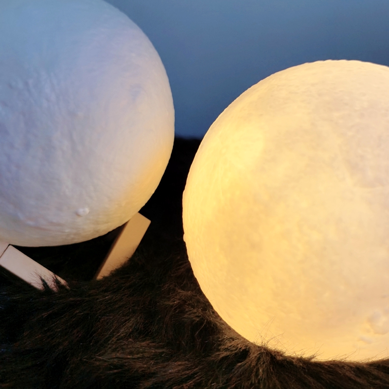 【星球灯】彩绘月球台灯千千寻创意DIY手工配件美术暖场亲子活动