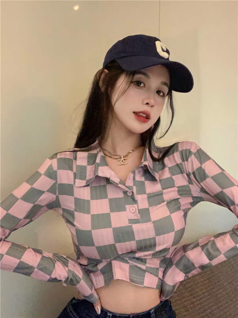 千禧甜辣妹系上衣粉色短款jazz爵士跳舞欧美ins风女团蹦迪女装已售13