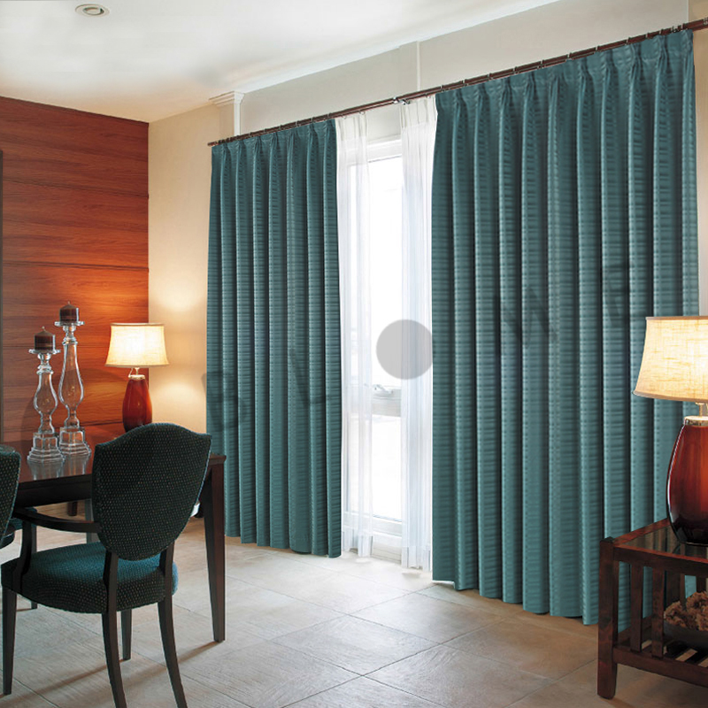 BLOME北欧纯色风窗帘现代简约客厅卧室一级遮光遮阳布飘纱窗帘