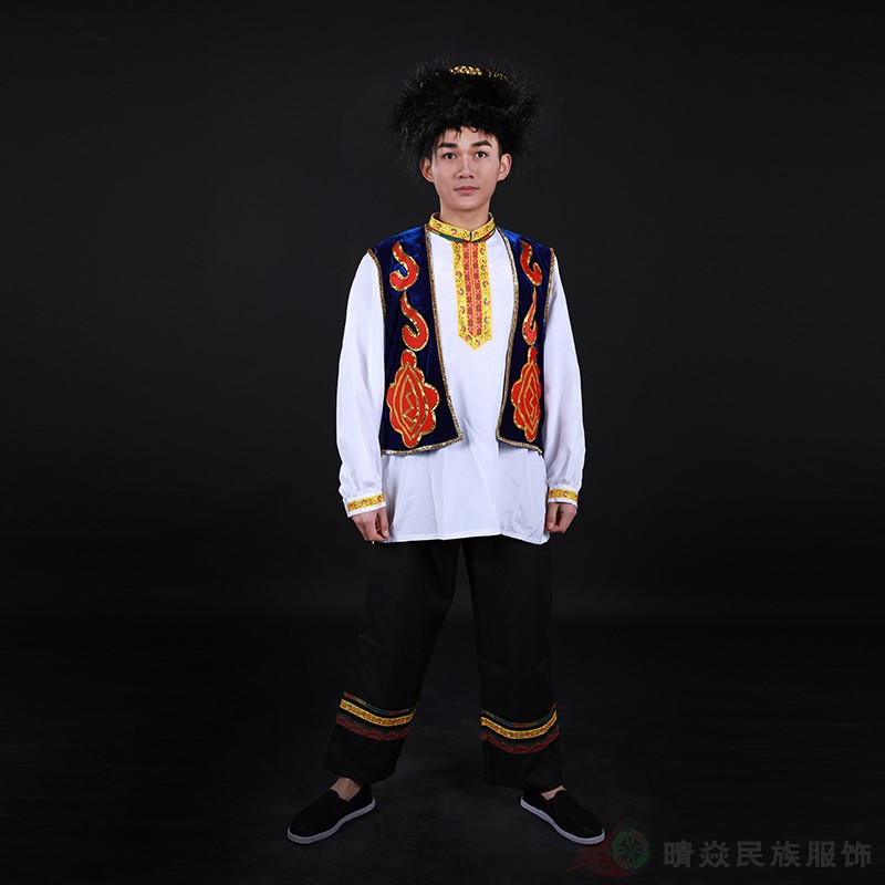 晴焱定制 塔吉克族服装新疆日常舞台舞蹈表演演出服装