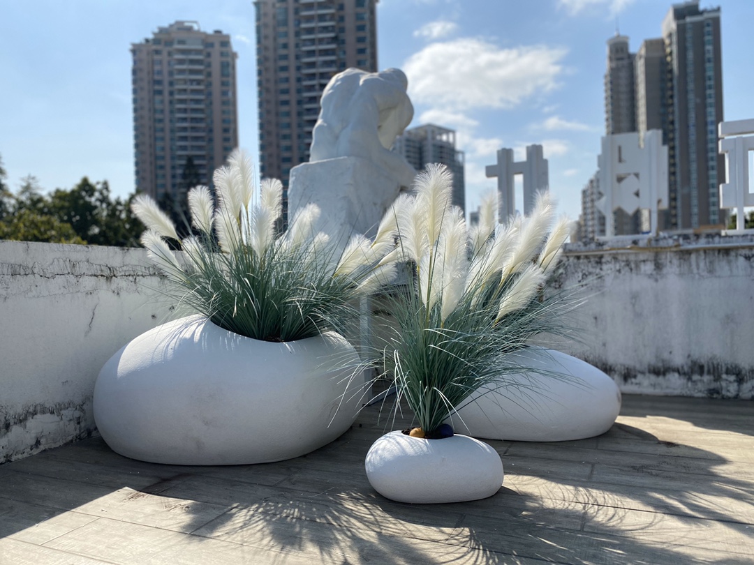 大把束仿真芦苇草干花假花家居客厅落地装饰品摆件北欧大毛穗植物