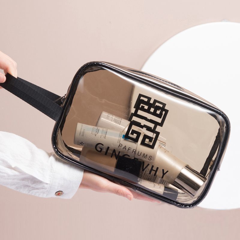 防水化妆包女网红大容量旅行化妆品收纳袋手提便携小号随身洗漱包