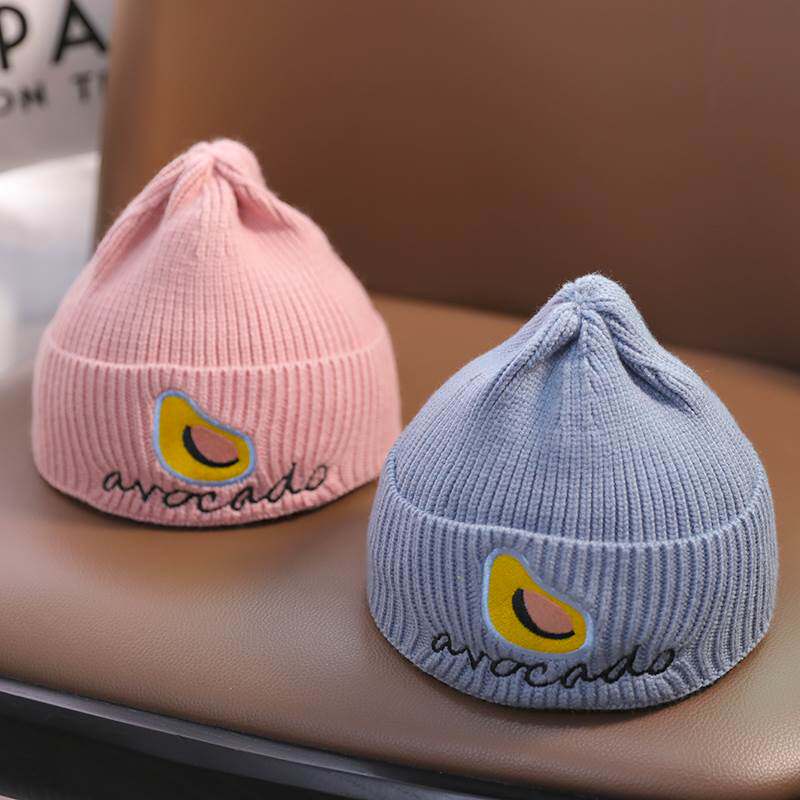 婴儿帽子秋冬季韩版宝宝毛线帽冬款幼儿童帽男童1岁2女童0潮3冬天