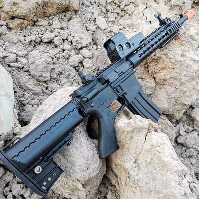 军典cyma司马m4尼龙下供弹sr16e3狙击枪连发尼龙水弹枪