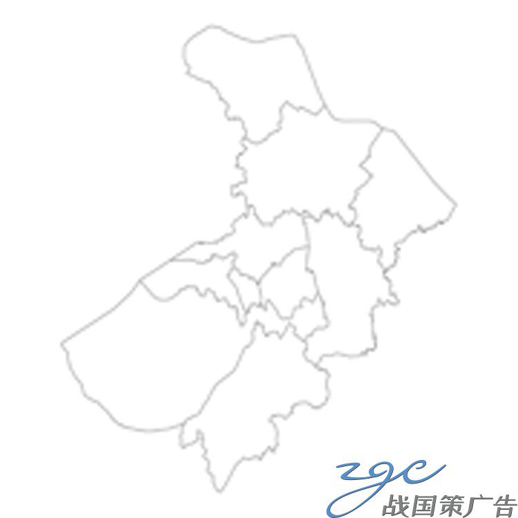 苏州市地图轮廓拼图水系卫星素材行政区划电子版ai设计素材