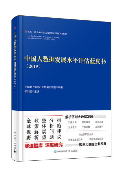 CL 中国大数据发展水平评估蓝皮书2019 9787121381249 电子工业 中国电子信息产业发展研究院  编著