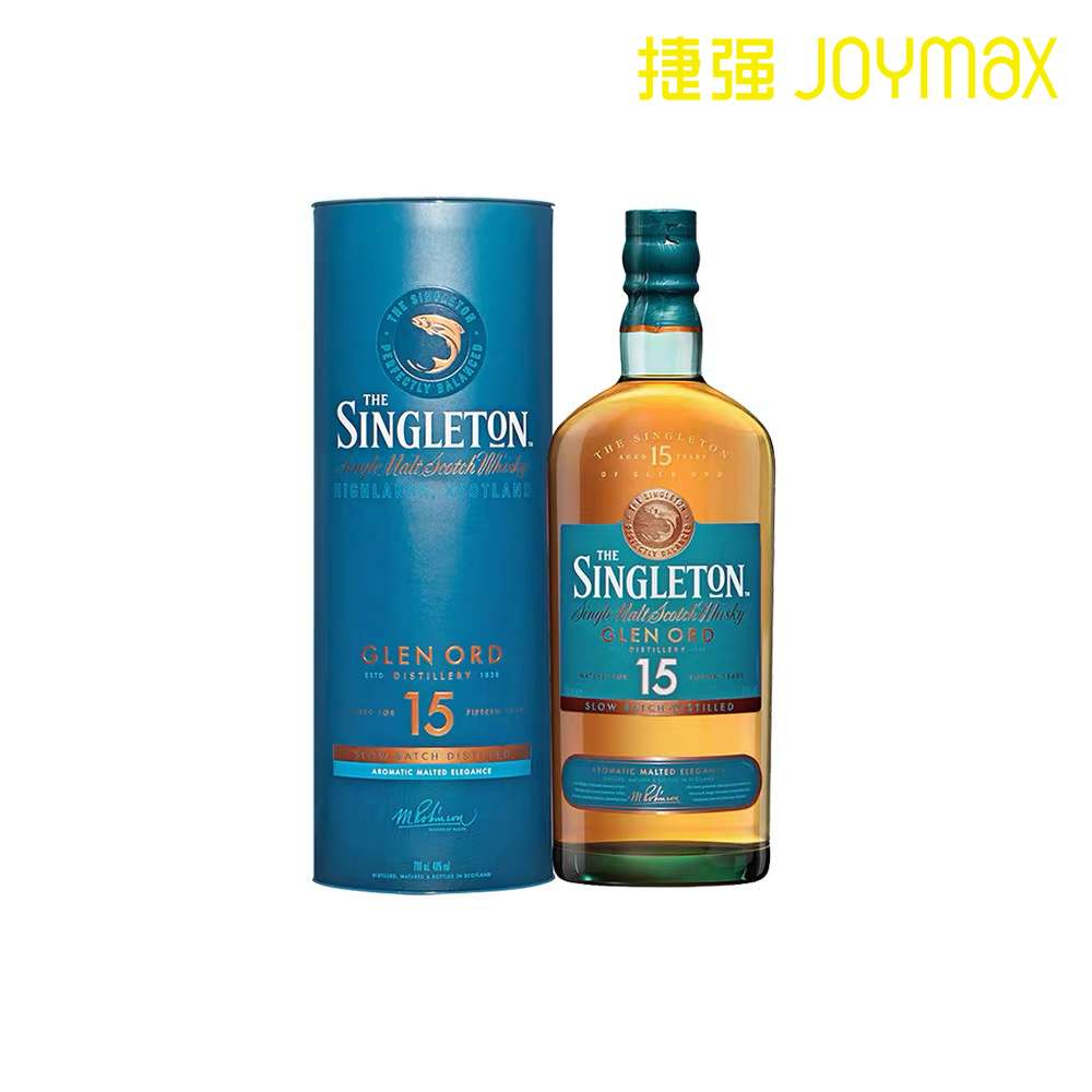 捷强JOYMAX 苏格登15年单一麦芽威士忌 700ml/瓶