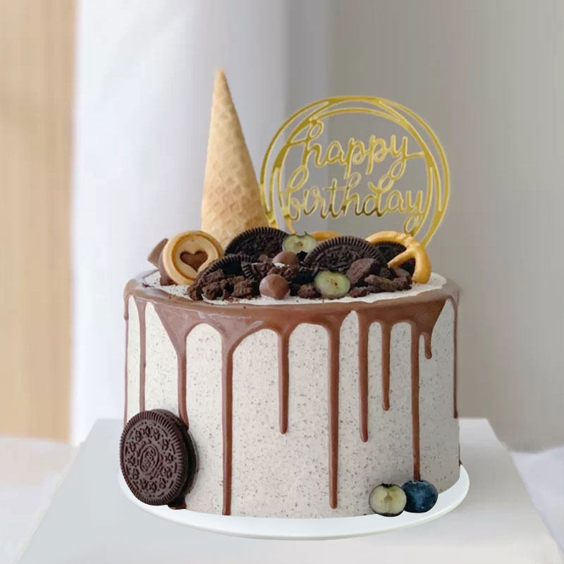 2021新款仿真蛋糕模型森系巧克力奶油网红定制仿真水果